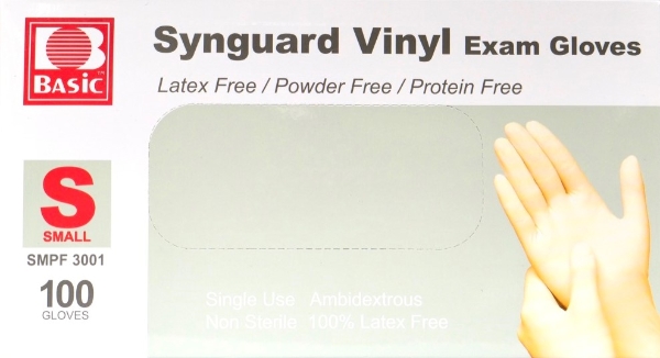 Vinyl Powder Free Gloves - Small