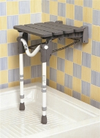 Tooting Folding Shower Seat - Slatted
