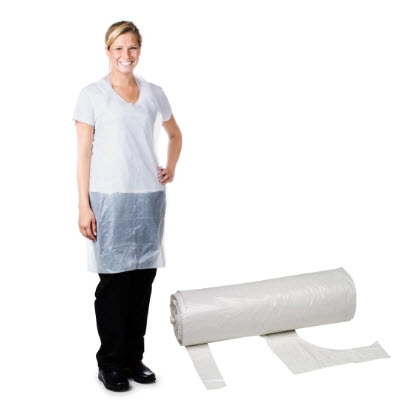 Economy Disposable Aprons - On Roll