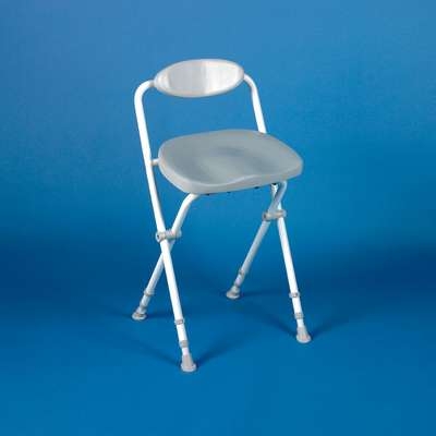 Sherwood Folding Perching Stool - Deluxe With Back