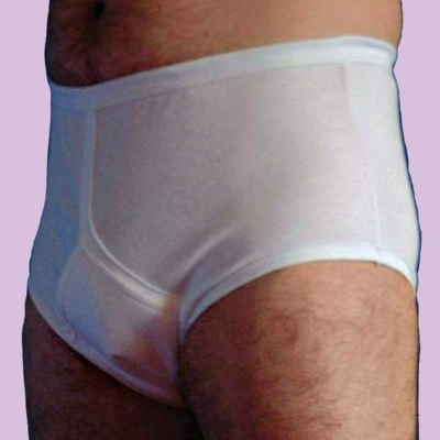 Men's Briefs With Integral Pad
