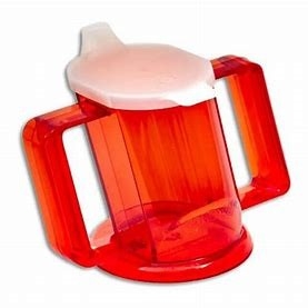 Handycup Clear Red